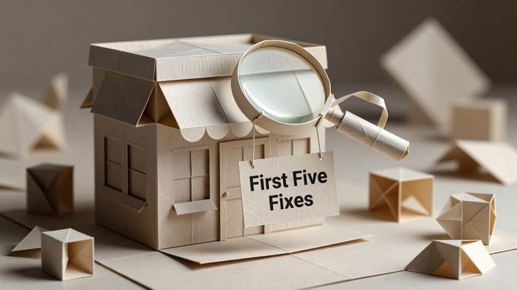 My First Five Fixes for Every Underperforming Store - GEO for ecommerce